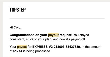 Member payout certificate